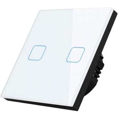 Maclean, Lampe de table, Interrupteur double mural tactile MCE703 (Noir) Maclean, Lampe de table, Interrupteur double mural tactile MCE703 (Noir)