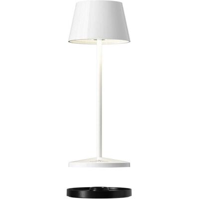 Villeroy & Boch Lampe de table, SEOUL MICRO RC Akku-Tischlampe Weiss Ceramic 2,3W steuerbare Lichtfarbe 97100 Villeroy & Boch Lampe de table, SEOUL MICRO RC Akku-Tischlampe Weiss Ceramic 2,3W steuerbare Lichtfarbe 97100