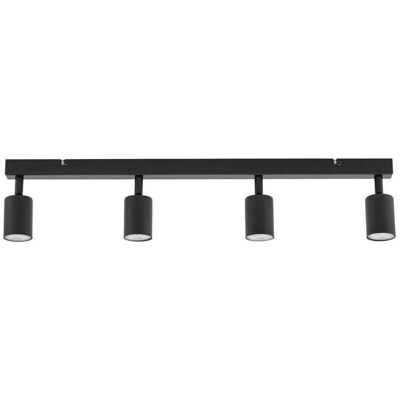 TK Lighting Top Barre de Spot Encadrée Noire 4xGU10 - Éclairage de plafond TK Lighting Top Barre de Spot Encadrée Noire 4xGU10 - Éclairage de plafond