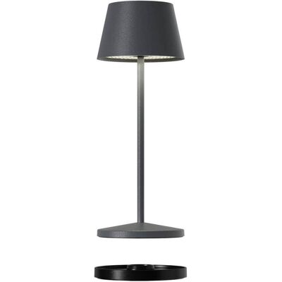 Villeroy & Boch Lampe de table, SEOUL MICRO RC Akku-Tischlampe Anthrazit 2,3W steuerbare Lichtfarbe IP65 97241 Villeroy & Boch Lampe de table, SEOUL MICRO RC Akku-Tischlampe Anthrazit 2,3W steuerbare Lichtfarbe IP65 97241