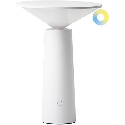 Lampe de table portable blanche Beliani Levira - Lampe de table Lampe de table portable blanche Beliani Levira - Lampe de table