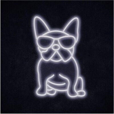 Manta, Bande LED, SNL66WH Style Neon Lights Dog French Bulldog blanc (Blanc, 34 cm, Intérieur) Manta, Bande LED, SNL66WH Style Neon Lights Dog French Bulldog blanc (Blanc, 34 cm, Intérieur)