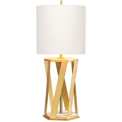 Lampe de table Apollo en laiton brossé - Design moderne Lampe de table Apollo en laiton brossé - Design moderne