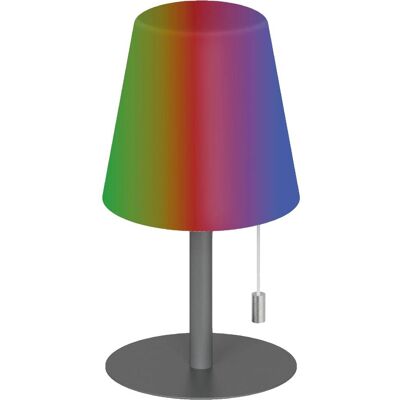 Müller Licht, Lampe de table, MÜLLER-LICHT LED-Akku-Tischleuchte CEDA, 2W, 200lm, RGB + weiss, grau (200 lm) Müller Licht, Lampe de table, MÜLLER-LICHT LED-Akku-Tischleuchte CEDA, 2W, 200lm, RGB + weiss, grau (200 lm)