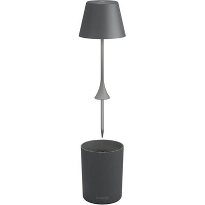 Sompex, Lampe de table, PEEKY Akku-Tischlampe Anthrazit 1W Warmweiss IP44 72721 Sompex, Lampe de table, PEEKY Akku-Tischlampe Anthrazit 1W Warmweiss IP44 72721