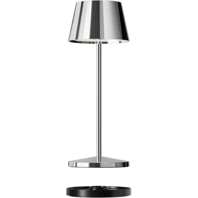 Villeroy & Boch Lampe de table, SEOUL MICRO RC Akku-Tischlampe Chrom 2,3W steuerbare Lichtfarbe IP65 97245 Villeroy & Boch Lampe de table, SEOUL MICRO RC Akku-Tischlampe Chrom 2,3W steuerbare Lichtfarbe IP65 97245