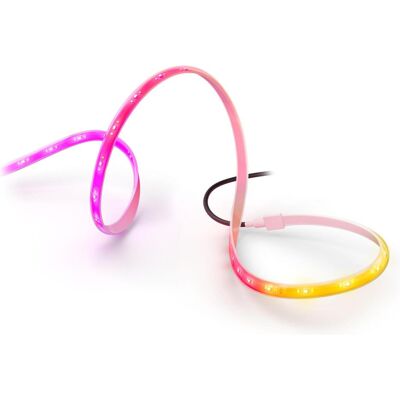 Philips Hue, Bande LED, Flux Gradient Outdoor Lightstrip (Blanc, Multicolore, RGBW, 500 cm, Extérieur) Philips Hue, Bande LED, Flux Gradient Outdoor Lightstrip (Blanc, Multicolore, RGBW, 500 cm, Extérieur)