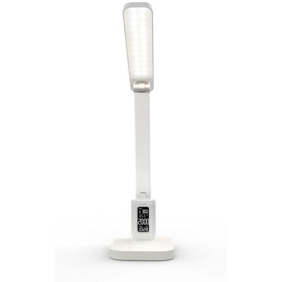 Nedis, Lampe de table, LED-Schreibtischlampe Dimmbar 3 Licht-Modi 220 lm Wiederaufladbar DimmSchalter Wei (220 lm) Nedis, Lampe de table, LED-Schreibtischlampe Dimmbar 3 Licht-Modi 220 lm Wiederaufladbar DimmSchalter Wei (220 lm)