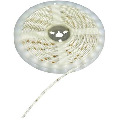 Sygonix, Bande LED, SY-6612922 LED-Streifen mit Stecker 12 V/DC 5000 mm Kaltweiss 1 St. (Blanc froid, 500 cm, Extérieur, Intérieur) Sygonix, Bande LED, SY-6612922 LED-Streifen mit Stecker 12 V/DC 5000 mm Kaltweiss 1 St. (Blanc froid, 500 cm, Extérieur, Intérieur)