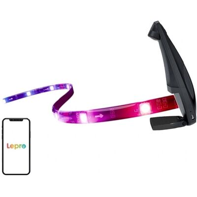 Lepro, Bande LED, STV1 WLAN-LED-Streifen (Multicolore, 360 cm, Intérieur) Lepro, Bande LED, STV1 WLAN-LED-Streifen (Multicolore, 360 cm, Intérieur)