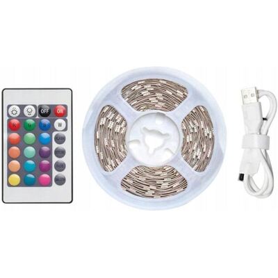 Vention, Bande LED, Taśma świetlna RGB FPC LED z pilotem IR zasilanie USB 5V 5m (RGB, 500 cm, Extérieur) Vention, Bande LED, Taśma świetlna RGB FPC LED z pilotem IR zasilanie USB 5V 5m (RGB, 500 cm, Extérieur)
