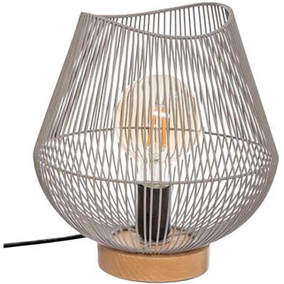 Lampe de bureau Atmosphera Jena Métal Gris 40 W - Moderne & Élégante Lampe de bureau Atmosphera Jena Métal Gris 40 W - Moderne & Élégante
