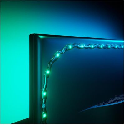 Nanoleaf, Bande LED, Bandeau lumineux 4D PC Screen Mirror (Multicolore, 250 cm, Intérieur) Nanoleaf, Bande LED, Bandeau lumineux 4D PC Screen Mirror (Multicolore, 250 cm, Intérieur)