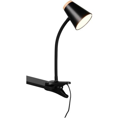 Reality, Lampe de table, LED-Klemmleuchte PONGO, R25831102, 4,5W, 500lm, 3000K, schwarz (500 lm) Reality, Lampe de table, LED-Klemmleuchte PONGO, R25831102, 4,5W, 500lm, 3000K, schwarz (500 lm)