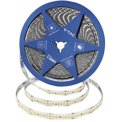 V-Tac, Bande LED, VT-2835 2125996 LED-Streifen EEK: F (A - G) 24 V 10 m 10 m (Blanc chaud, 1000 cm, Intérieur) V-Tac, Bande LED, VT-2835 2125996 LED-Streifen EEK: F (A - G) 24 V 10 m 10 m (Blanc chaud, 1000 cm, Intérieur)