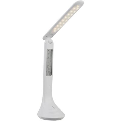 Lampe de bureau LED Globo Tyrell 58329W - Avec horloge et calendrier Lampe de bureau LED Globo Tyrell 58329W - Avec horloge et calendrier
