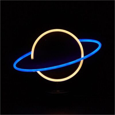 Manta, Lampe de table, SNL38BLT LED lamp Light decoration Planeta blue/white Manta, Lampe de table, SNL38BLT LED lamp Light decoration Planeta blue/white