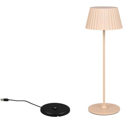 Lampe de table LED couleur sable avec variateur à capteur - Lampe de table Lampe de table LED couleur sable avec variateur à capteur - Lampe de table