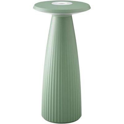 Sigor Lampe de table rechargeable Nuflair - LED, IP54, 2.2W, 245mm, Vert sauge Sigor Lampe de table rechargeable Nuflair - LED, IP54, 2.2W, 245mm, Vert sauge