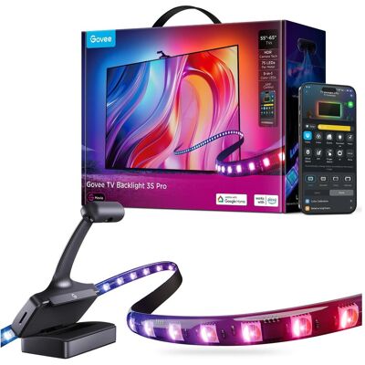 Govee, Bande LED, TV Cam Backlight 3 Pro (RGBW, 360 cm, Intérieur) Govee, Bande LED, TV Cam Backlight 3 Pro (RGBW, 360 cm, Intérieur)
