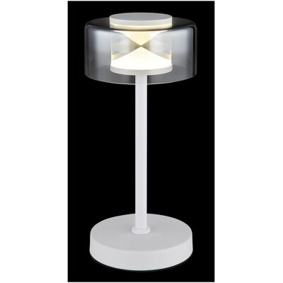 Globo, Lampe de table, Belinda LED Tischleuchte 6W Neutralweiss Weiss, Metall Ø15cm 16024TWR (300 lm) Globo, Lampe de table, Belinda LED Tischleuchte 6W Neutralweiss Weiss, Metall Ø15cm 16024TWR (300 lm)