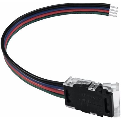 EuroLite Bande LED, Alimentateur LED Strip 4 broches 10mm (Multicolore, 20 cm, Intérieur) EuroLite Bande LED, Alimentateur LED Strip 4 broches 10mm (Multicolore, 20 cm, Intérieur)