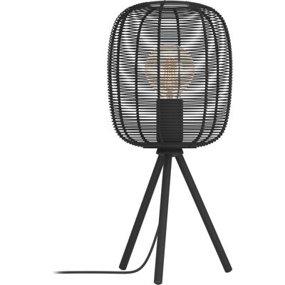 Lampe de Table Noire Rinroe EGLO - E27 44cm Lampe de Table Noire Rinroe EGLO - E27 44cm