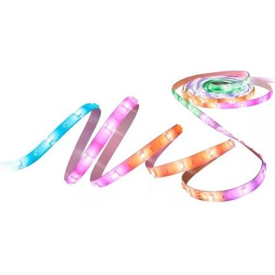 Philips Bande LED, Bande LED RVB 5 m, 6 W/m, IP20 avec télécommande (Multicolore, RGB, 50 cm, Intérieur) Philips Bande LED, Bande LED RVB 5 m, 6 W/m, IP20 avec télécommande (Multicolore, RGB, 50 cm, Intérieur)