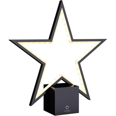 Sompex, Lampe de table, LUCY Tischleuchte Schwarz 33,5cm 72430 Sompex, Lampe de table, LUCY Tischleuchte Schwarz 33,5cm 72430
