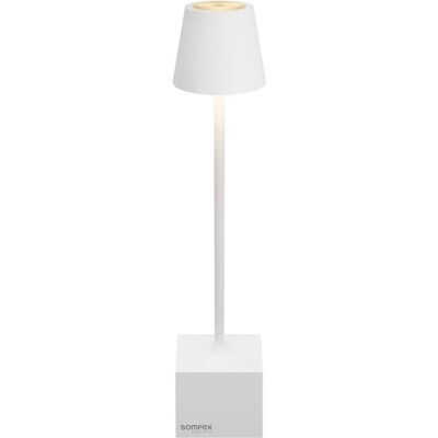 Sompex, Lampe de table, DAVE Akku-Tischlampe Weiss 1,5W steuerbare Lichtfarbe IP54 78660 Sompex, Lampe de table, DAVE Akku-Tischlampe Weiss 1,5W steuerbare Lichtfarbe IP54 78660