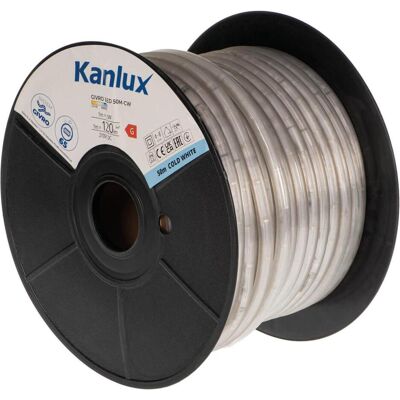 Kanlux, Bande LED, Wąż świetlny GIVRO LED 50M-CW 2W/M 120lm/m 6500K IP65 rolka 50mb zasilanie przelotowe 38580 (Blanc froid, 5000 cm, Extérieur) Kanlux, Bande LED, Wąż świetlny GIVRO LED 50M-CW 2W/M 120lm/m 6500K IP65 rolka 50mb zasilanie przelotowe 38580 (Blanc froid, 5000 cm, Extérieur)
