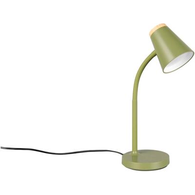 Reality, Lampe de table, LED-Tischleuchte PONGO, R55831115, 4,5W, 500lm, 3000K, grün (500 lm) Reality, Lampe de table, LED-Tischleuchte PONGO, R55831115, 4,5W, 500lm, 3000K, grün (500 lm)