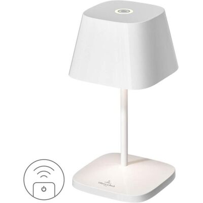 Villeroy & Boch Lampe de table, NEAPEL RC Akku-Tischlampe Weiss Ceramic 2,2W steuerbare Lichtfarbe IP65 97090 Villeroy & Boch Lampe de table, NEAPEL RC Akku-Tischlampe Weiss Ceramic 2,2W steuerbare Lichtfarbe IP65 97090