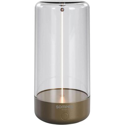 Sompex, Lampe de table, Pulse Akku Tischleuchte Gold 78513 Sompex, Lampe de table, Pulse Akku Tischleuchte Gold 78513