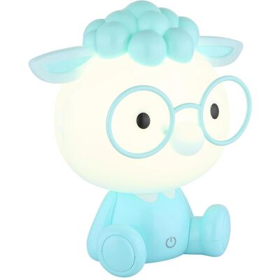 Globo, Lampe de table, Sheepy LED Tischleuchte 1W Warmweiss Blau Matt 22cm 21760B Globo, Lampe de table, Sheepy LED Tischleuchte 1W Warmweiss Blau Matt 22cm 21760B