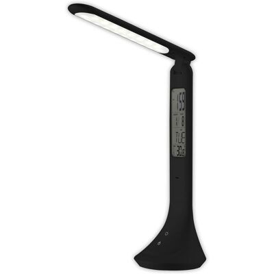 Lampe de bureau LED noire Avide avec calendrier - Lampe Lampe de bureau LED noire Avide avec calendrier - Lampe