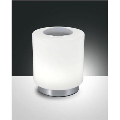 Lampe de Table LED Fabas Luce Simi - 8W, Dimmable tactile, Chrome Lampe de Table LED Fabas Luce Simi - 8W, Dimmable tactile, Chrome