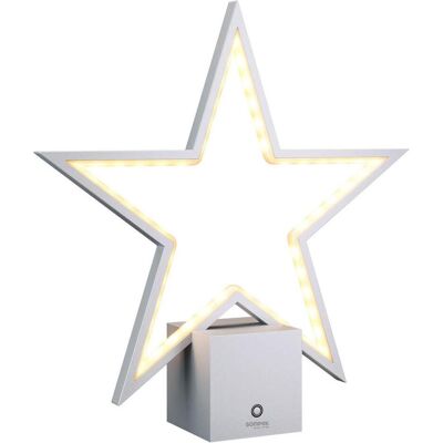 Sompex, Lampe de table, LUCY Tischleuchte Silber 33,5cm 72431 Sompex, Lampe de table, LUCY Tischleuchte Silber 33,5cm 72431