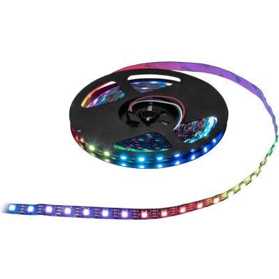EuroLite Bande LED, Kit 4x LED Pixel Strip RGB 5m incl. (RGB, 500 cm, Intérieur) EuroLite Bande LED, Kit 4x LED Pixel Strip RGB 5m incl. (RGB, 500 cm, Intérieur)