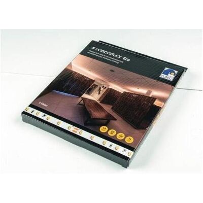 Rutec, Bande LED, VARDAFLEX Eco LED-Strip uww B82417 ** 24V 24W 2700K 454lm/m 5m L:8mm CRI90 (Blanc, 500 cm, Intérieur) Rutec, Bande LED, VARDAFLEX Eco LED-Strip uww B82417 ** 24V 24W 2700K 454lm/m 5m L:8mm CRI90 (Blanc, 500 cm, Intérieur)