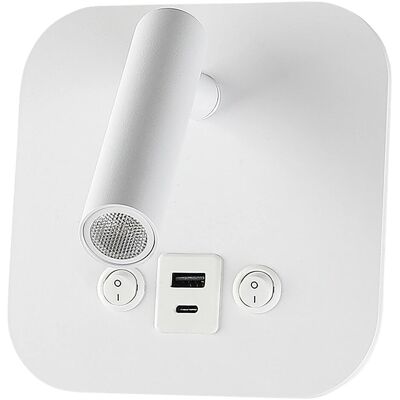 V-Tac, Lampe de table, LED-Wandleuchte VT-80068, 8W, 3000K, EEK: F, CREE Chip, 830lm, IP20, weiss (830 lm) V-Tac, Lampe de table, LED-Wandleuchte VT-80068, 8W, 3000K, EEK: F, CREE Chip, 830lm, IP20, weiss (830 lm)