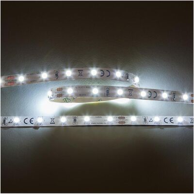 Nobile, Bande LED, Bande lumineuse à LED NOBI (Blanc froid, 500 cm, Intérieur) Nobile, Bande LED, Bande lumineuse à LED NOBI (Blanc froid, 500 cm, Intérieur)