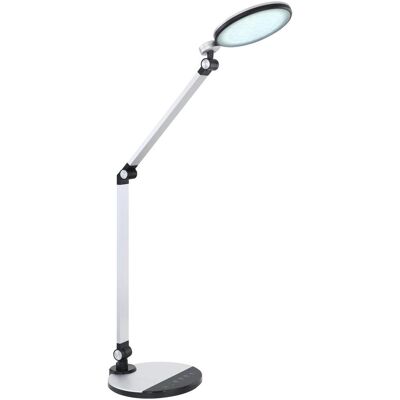 Lampe de Table Tactile Dimmable Argentée Globo Lighting Konsti Lampe de Table Tactile Dimmable Argentée Globo Lighting Konsti