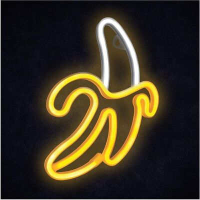 Manta, Bande LED, SNL01WHT Style Neon Lights BANAN (Multicolore, 30 cm, Intérieur) Manta, Bande LED, SNL01WHT Style Neon Lights BANAN (Multicolore, 30 cm, Intérieur)