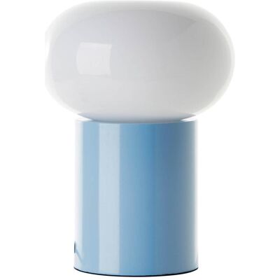 Brilliant, Lampe de table, Lampe de table Daeny 27cm bleu/blanc (E27) Brilliant, Lampe de table, Lampe de table Daeny 27cm bleu/blanc (E27)