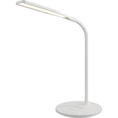 Lampe de bureau LED blanche Sygonix - Dimmable, Bras flexible Lampe de bureau LED blanche Sygonix - Dimmable, Bras flexible