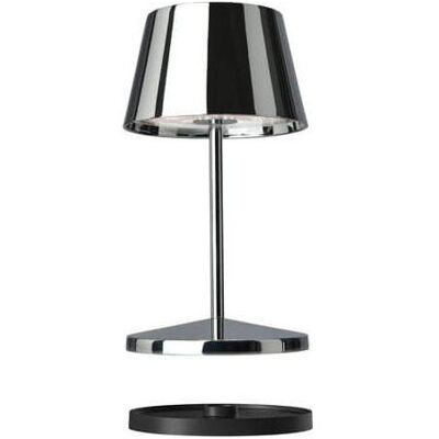 Villeroy & Boch Lampe de table, SEOUL RC Akku-Tischlampe Chrom 2,2W steuerbare Lichtfarbe IP65 97205 Villeroy & Boch Lampe de table, SEOUL RC Akku-Tischlampe Chrom 2,2W steuerbare Lichtfarbe IP65 97205