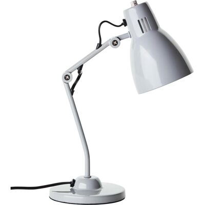 Lampe de Table Grise Ajustable Bailie de Brilliant - Lecture & Décor Lampe de Table Grise Ajustable Bailie de Brilliant - Lecture & Décor