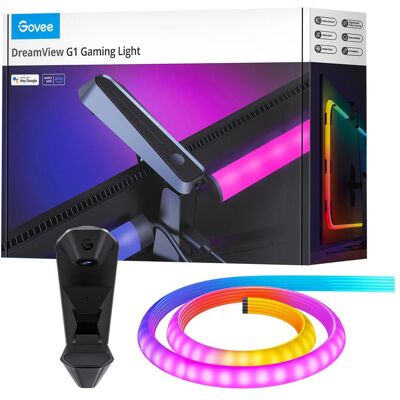 Govee, Bande LED, Vue de rêve (RGBIC, 150 cm, Intérieur) Govee, Bande LED, Vue de rêve (RGBIC, 150 cm, Intérieur)