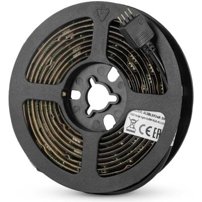 Avide, Bande LED, LED Streifen Blister 5V SMD5050 30LED RGB IP65 2m (RGB, 200 cm, Intérieur) Avide, Bande LED, LED Streifen Blister 5V SMD5050 30LED RGB IP65 2m (RGB, 200 cm, Intérieur)